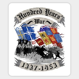 Hundred years war Sticker